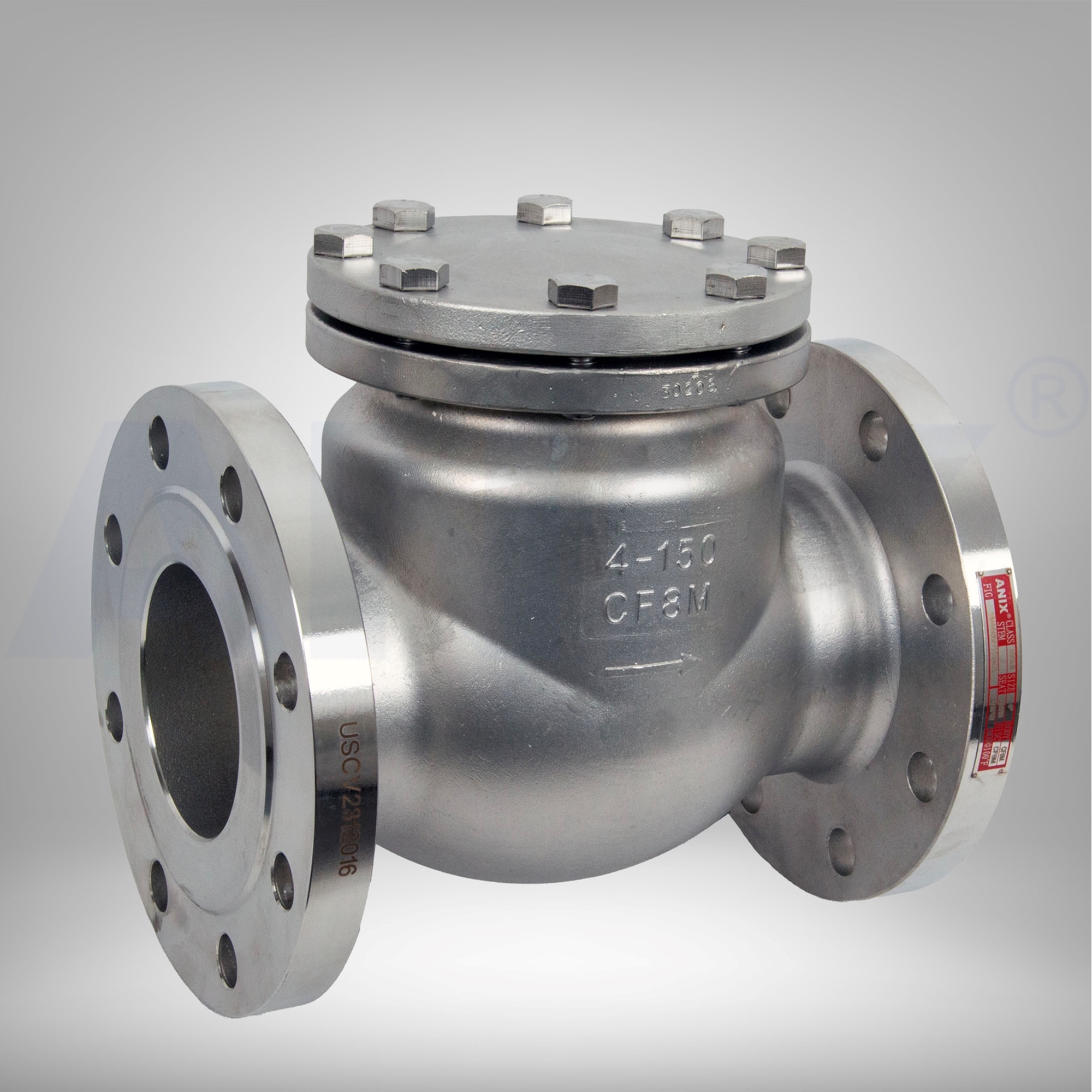 Picture of ANIX Stainless Steel Swing Check Valve Class 150 / 300 RF
