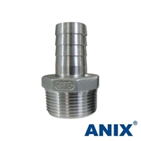 Picture of Stainless Steel Hose Tail Barb Nipple CL150 Threaded NPT