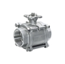 Picture of ANIX Stainless Steel 3-Piece Full Port Ball Valve 1000 / 2000 WOG  Threaded NPT
