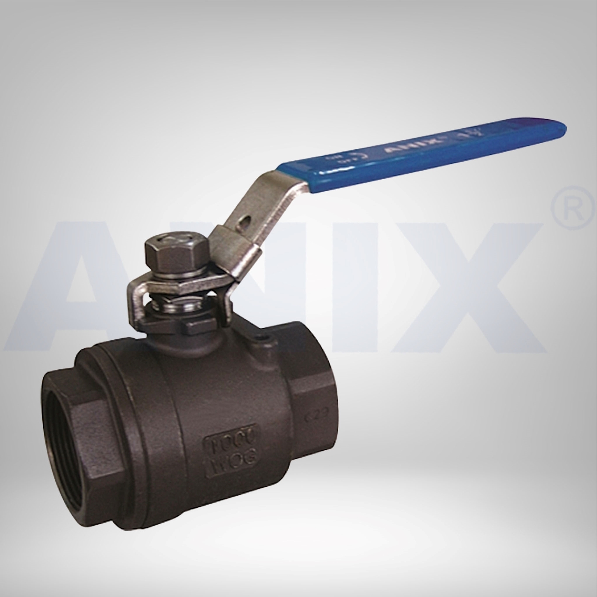 Picture of ANIX Carbon Steel 2-Piece Ball Valve 1000# / 2000# NPT Threaded