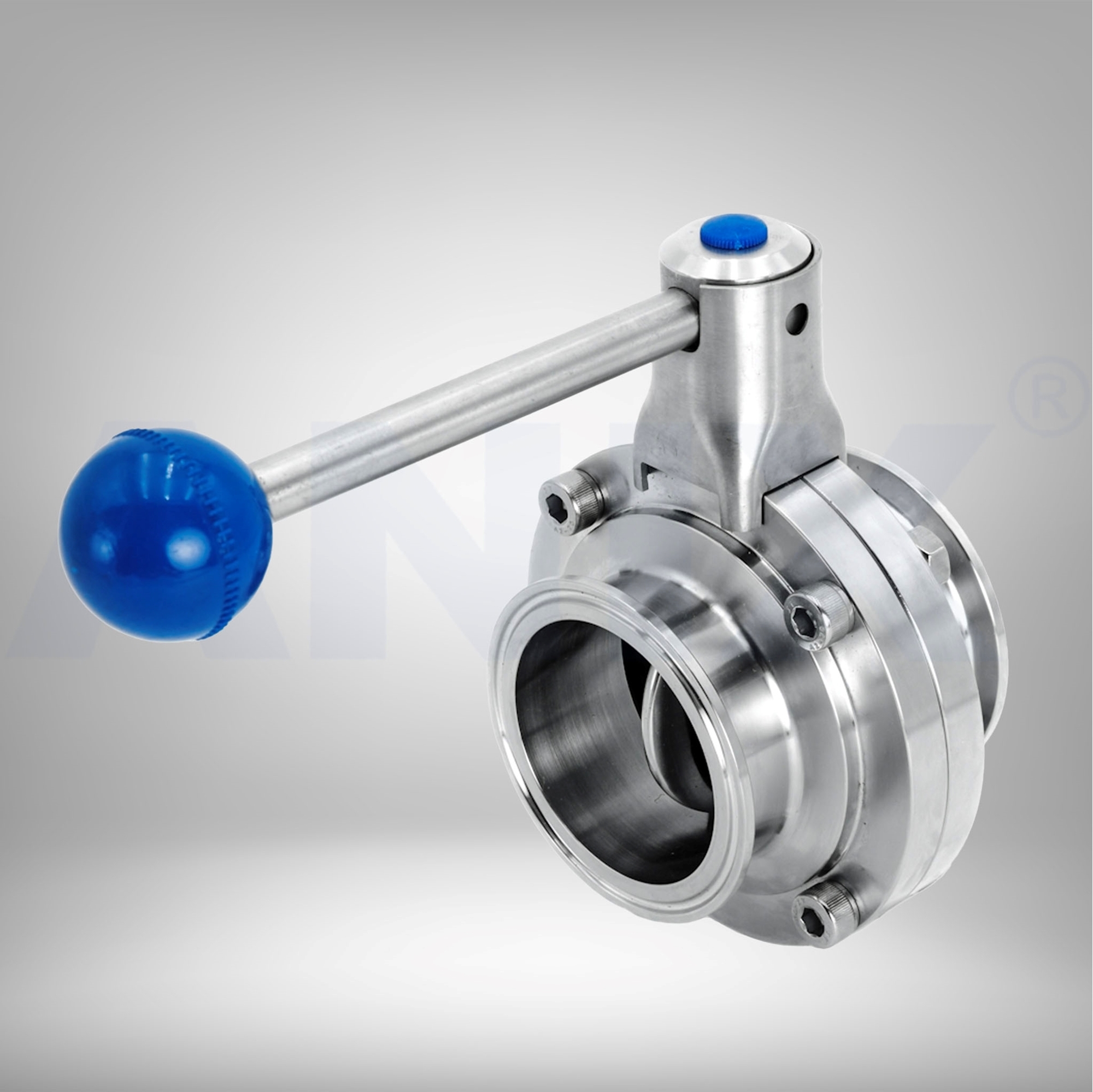 Picture of ANIX Sanitary Butterfly Valve  - Clamp End / Pull Handle