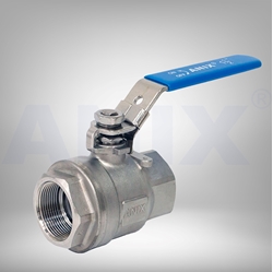 Picture of ANIX Stainless Steel 2-Piece Ball Valve 1000# / 2000# NPT Threaded