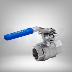 Picture of ANIX Stainless Steel 2-Piece Ball Valve 1000# NPT Threaded with Direct Mount Pad