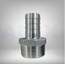 Picture of Stainless Steel Hose Tail Barb Nipple CL150 Threaded NPT