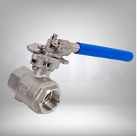 Picture of ANIX Stainless Steel Ball Valve with Deadman Spring Return Handle