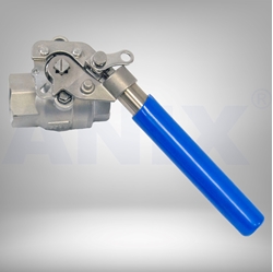 Picture of ANIX Stainless Steel Ball Valve with Deadman Spring Return Handle