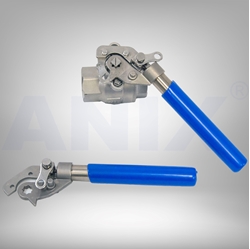 Picture of ANIX Stainless Steel Ball Valve with Deadman Spring Return Handle